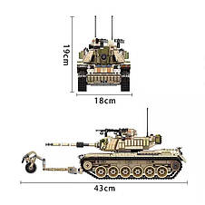 Конструктор Panlos 632004 танк США Магах (M-60 MAGACH) для Лего Lego, фото 3