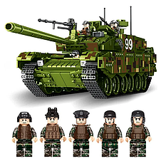 Конструктор Panlos 632002 танк Китаю Тип 99 (Type 99) для Лего Lego, фото 3
