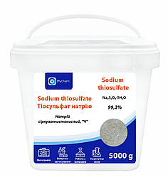 Тіосульфат натрію Ч 5 кг для фіксажу (Натрій сірчанокислий) MyChem