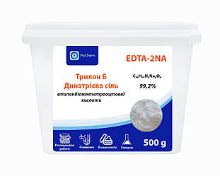 EDTA-2NA Трилон Б MyChem 500 г Динатрієва соль