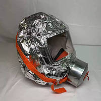 Маска противогаз из алюминиевой фольги, панорамный противогаз Fire mask защита головы AZ-931 от радиации