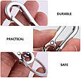 Карабін брелок для ключів на одяг рюкзак або сумку, фото 5