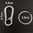 Карабін брелок для ключів на одяг рюкзак або сумку, фото 3