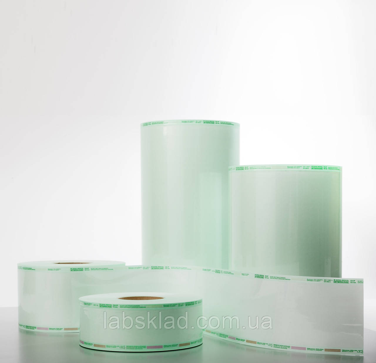 Купить Рулон со складкой для стерилизации Steriking 200х55 мм (100 м ...