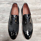 Стильні чоловічі туфлі броги - 42 розмір, фото 2