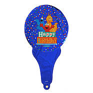 Кулька з надувною ручкою Happy Birthday (мапет), фото 2