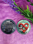 Презервативи ONE Extra Strong (міцні) (по 1 шт) (упаковка може відрізнятися кольором та малюнком), фото 4