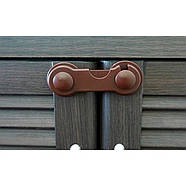 Гачок для стулчастих дверей 3М (т.коричневий), фото 2