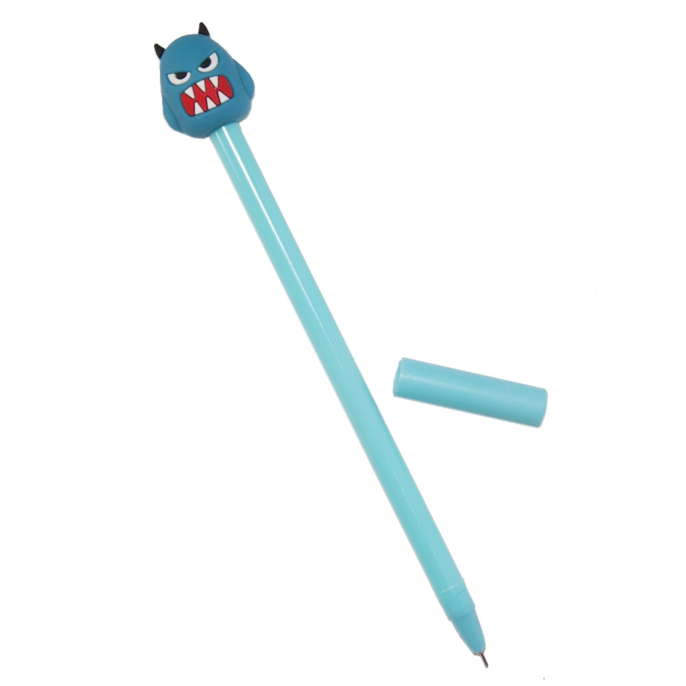 Ручка гелева Монстрік (блакитний) сувенір