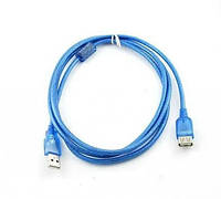 Кабель USB Gresso microUSB 2000700007925 1.5 м голубой