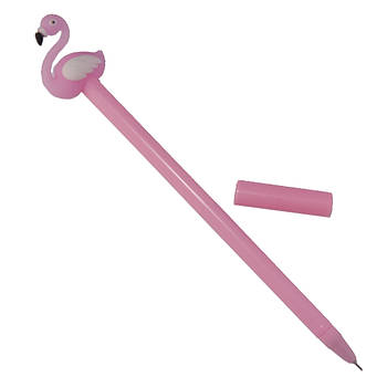Ручка гелева Фламінго (рожева) сувенір