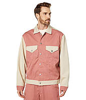 Спортивная куртка Blue Marble Paris Technical Twill Buttoned Jacket Pink/Beige Доставка з США від 14 днів -