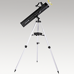 Телескоп 35...525х професійний Bresser Німеччина, рефрактор, сонячний фільтр, смартфон, Venus Solar 76/700