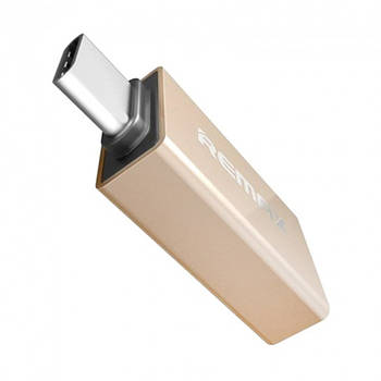 Перехідник Transcend RA-OTG1 USB(F) to Type C(M) Gold Remax 340908