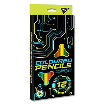 Набір кольорових олівців YES Ultrex 290636 12 кольорів
