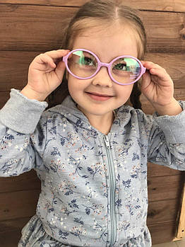 Дитячі окуляри для стилю Рожеві 2001-6