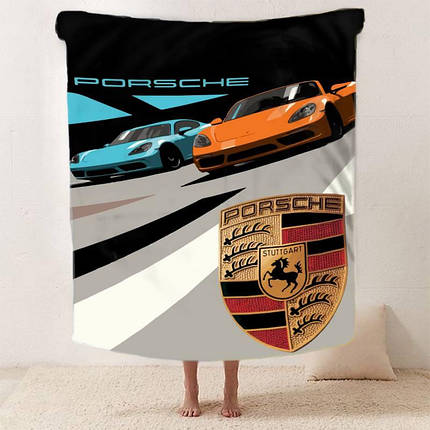 Плед 3D Porsche Дует 2594_B 12127 135х160 см ID 4571679, фото 3