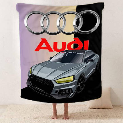 Плед 3D Audi 12421 135х160 см ID 4571682, фото 3