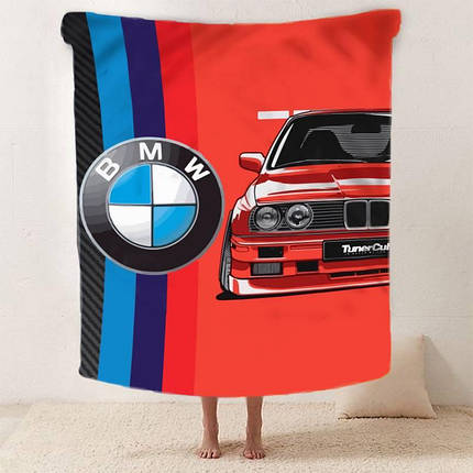 Плед 3D BMW Машина мрії 2600_B 12436 135х160 см ID 4571697, фото 3