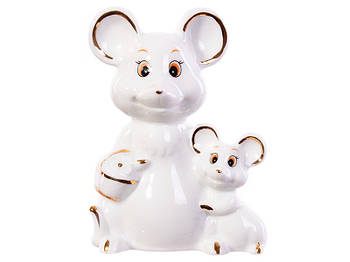 Статуетка декоративна Lefard Мишка з мишеням 149-405 9.5 см