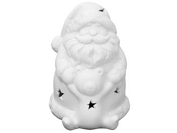 Статуетка декоративна Lefard Дід Мороз з ведмедиком 919-264 11 см