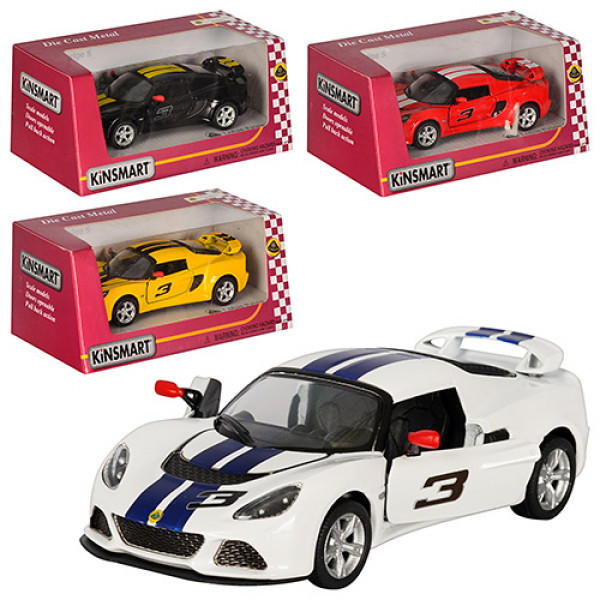 Машинка інертна Kinsmart Lotus Exige KT-5361-WF 13х5.5х3.5 см