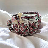 Чашка Цукерниця в Українському стилі, червона., фото 4