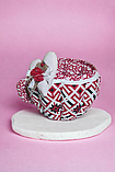 Чашка Цукерниця в Українському стилі, червона., фото 3