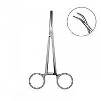 Вигнуті щипці Curved Forceps Delphin 13см артикул 4460756