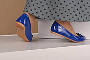 Туфлі балетки жіночі сині Т1435 Уцінка, фото 6
