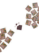 Крафт набір 30 плиток молочного шоколаду "Затишного нового Року" OK-1117, фото 4