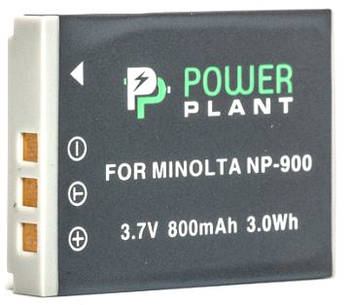 Акумулятор PowerPlant Minolta NP-900, Li-80B 800mAh