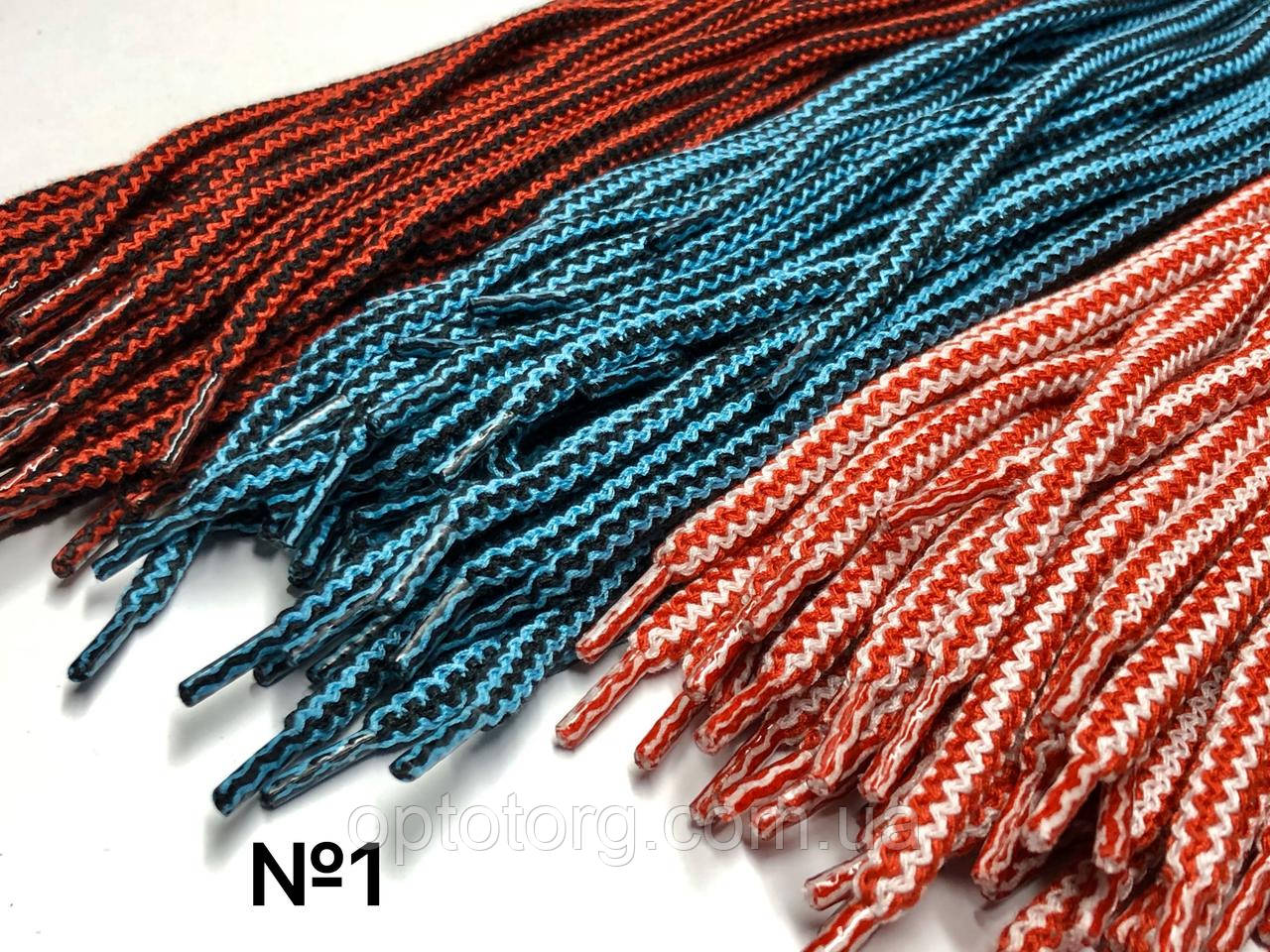 Шнурки 70см Мікс №1 круглі 5мм Kiwi