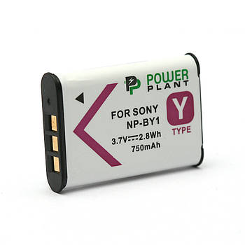 Акумулятор PowerPlant Sony NP-BY1 750mAh