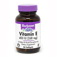 Витамины и минералы Bluebonnet Vitamin E 400IU, 50 капсул