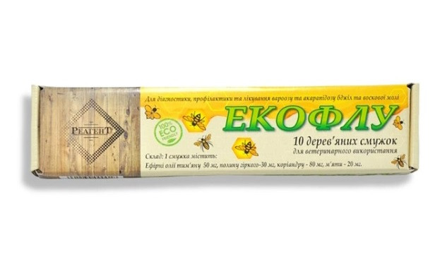 Екофлу для бджіл смужки 10 шт/уп