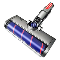 Щетка мягкая электрическая для пола для пылесоса Dyson V7 V8 V10 V11 V12 SV14 V15 с LED подсветкой