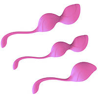 Набір вагінальних кульок Pink Kegel Set ніжно-рожевий артикул 4494151