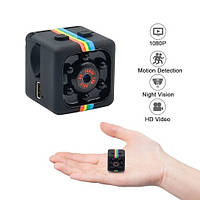 Мини камера регистратор SQ11 с ночной подсветкой и датчиком движения, видеорегистратор XDV SQ11 MINI DV Черный