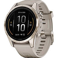Смарт-часы Garmin Epix Pro (Gen 2) 42 mm Sapphire Edition Soft Gold with Light Sand Band (010-02802-10)