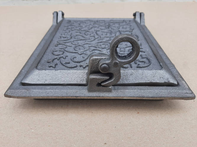 Дверцы печные, чугунные, "Ручка с кольцом", набор дверей чугунных ...