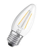 Лампа светодиодная филаментная 4.8W 220V 470lm 2700K E27 DIM 35х95mm свеча [4058075446878] LED CL OSRAM