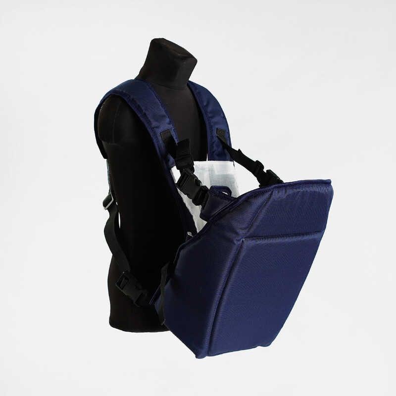 Рюкзак-кенгуру №6 (1), сидячи, колір темно-синій. 1357 Призначений для дітей з тримісячного віку