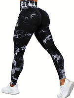 Женские спортивные леггинсы для фитнеса бега йоги лосины легинсы размер M