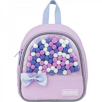 Рюкзак дитячий дошкільний з помпонами Kite Kids Magic Pom poms K22-538XXS-1