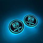 Підсвітка в підсклянник із логотипом DODGE з датчиком світла на акумуляторі, фото 2