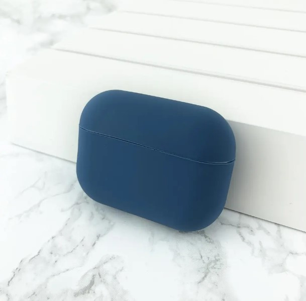 Чохол накладка Silicon Case Slim для Apple Airpods Pro Gray Blue