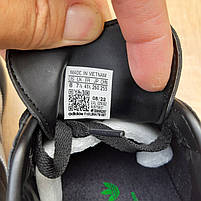 Чоловічі кросівки чорні весна з білим Adidas Samba. Чорні з білим кеди весна літо чоловічі Адідас Самба, фото 8