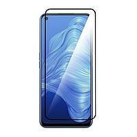 Захисне скло LUX для Realme 7 5G (RMX2111) / Realme V5 5G чорний Full Сover Full Glue 0,3 мм