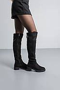 Ботфорти жіночі зимові Fashion Shella 3860 36 розмір 23,5 см Чорний, фото 10